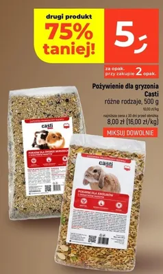 Pożywienie dla gryzonia różne rodzaje promocja w Dealz