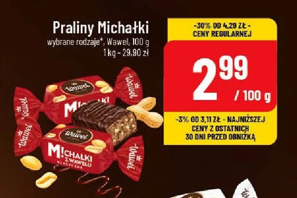 Praliny Michałki promocja w POLOmarket