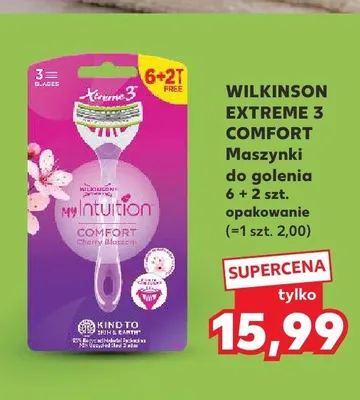 Maszynki do golenia Wilkinson Sword Xtreme 3 My Intuition Comfort Cherry Blossom promocja w Kaufland