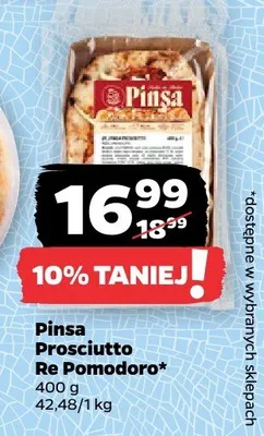 Pinsa Prosciutto Re Pomodoro promocja w Netto