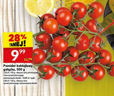 Pomidor koktajlowy gałązka promocja w Twój Market