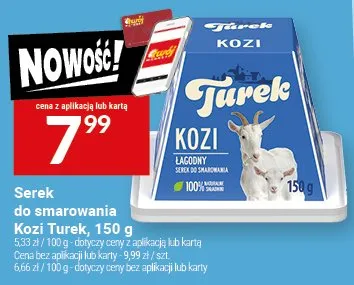 Serek do smarowania Kozi Turek promocja w Twój Market