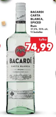 Rum Bacardi Carta Blanca promocja w Kaufland