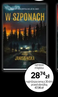 Książka W szponach Izabela Janiszewska oprawa miękka promocja w Empik