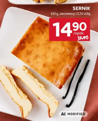 Sernik Janczewscy promocja w Stokrotka