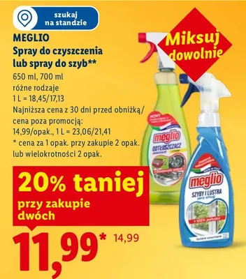 Spray do czyszczenia promocja w Lidl