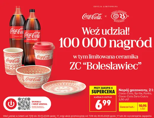 Napój gazowany Coca-Cola promocja w Biedronka