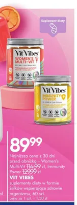 Suplement diety w formie żelków Vit Vibes Women's Multi-Vit promocja w Super-Pharm