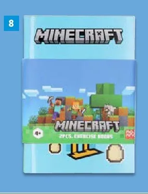 Zeszyt ćwiczeń A6 Minecraft promocja w Lidl