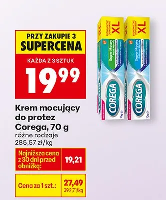 Krem mocujący do protez, różne rodzaje promocja w Biedronka