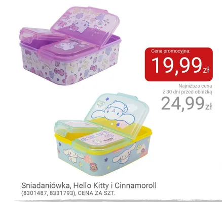 Śniadaniówka Hello Kitty promocja w Smyk