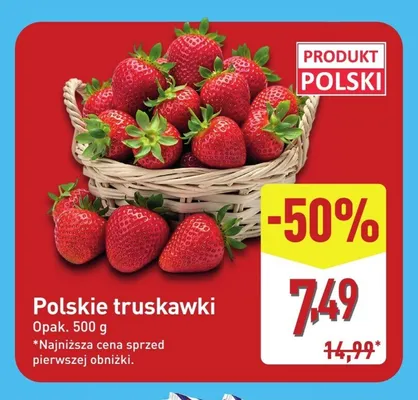 Truskawki polskie promocja w Aldi