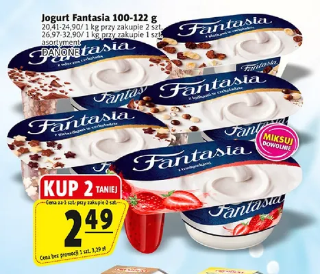 Jogurt Fantasia Danone promocja w Prim Market