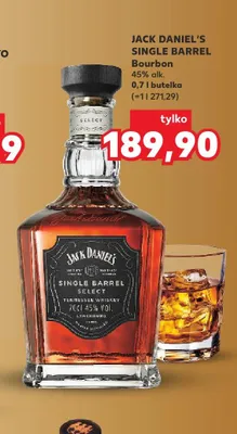 Bourbon Jack Daniel's Single Barrel promocja w Kaufland
