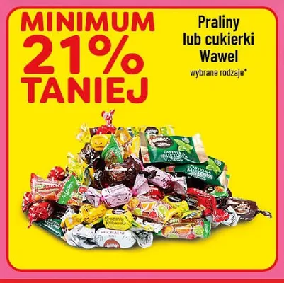 Praliny lub cukierki Wawel promocja w POLOmarket