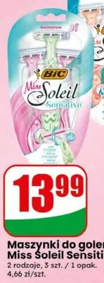 Maszynki do golenia Bic Miss Soleil Sensitive 3-pak promocja w Dino