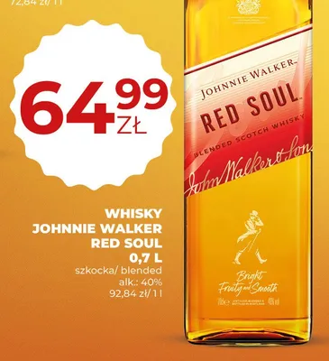 Whisky Johnnie Walker Red Soul promocja w Duży Ben