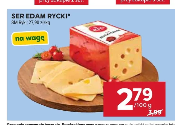 Ser Edam Rycki promocja w Stokrotka