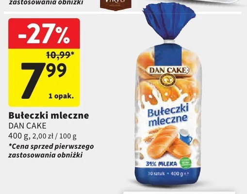 Bułeczki mleczne promocja w Intermarche