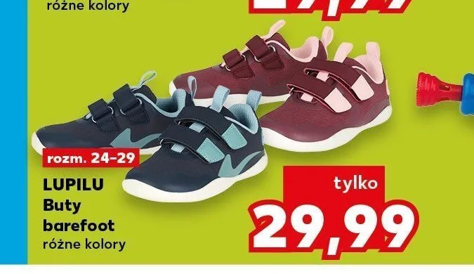 Buty dziecięce barefoot Lupilu promocja w Kaufland