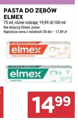 Pasta do zębów Elmex promocja w Stokrotka