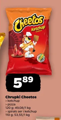 Chrupki Cheetos ketchup promocja w Netto