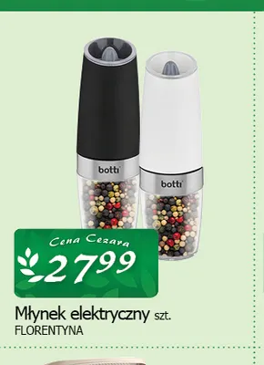 Młynek elektryczny Botti promocja w CEZAR Delikatesy