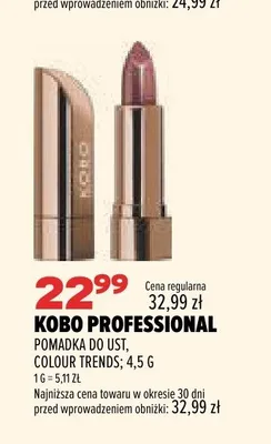 Pomadka do ust Kobo Professional Colour Trends promocja w Drogerie Natura