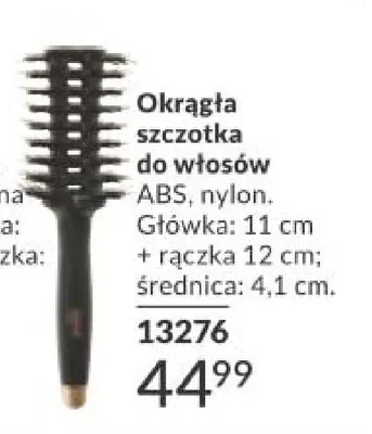Okrągła szczotka do włosów promocja w AVON