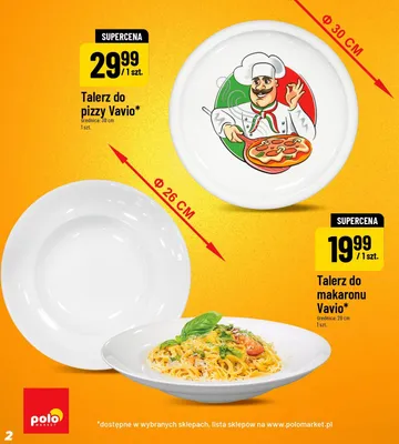 Talerz do makaronu promocja w POLOmarket