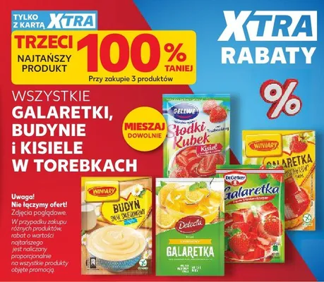 Kisiele w torebkach promocja w Kaufland