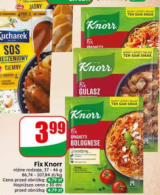 Sos pieczeniowy Kucharek promocja w Dino