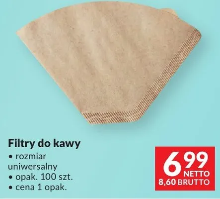 Filtry do kawy rozmiar uniwersalny promocja w Makro