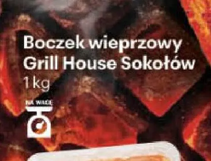 Burger z warzywami Sokołów grill house promocja w Delikatesy Centrum
