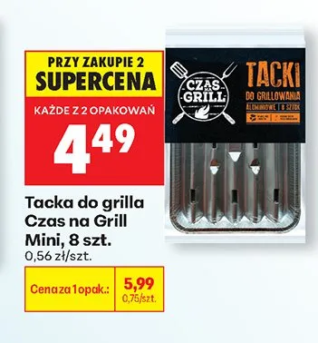 Tacka do grilla Czas na Grill Mini promocja w Biedronka