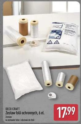 Zestaw folii ochronnych, 6 el. Deco Craft promocja w Aldi