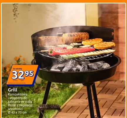 Grill kompaktowy promocja w Action