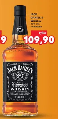 Whisky 40% alk. promocja w Kaufland
