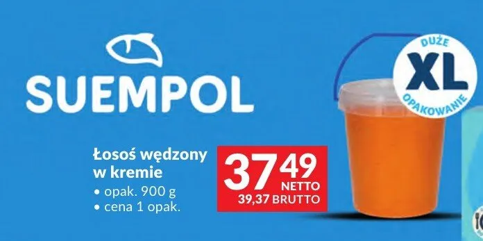 Łosoś wędzony w kremie Suempol XL promocja w Makro