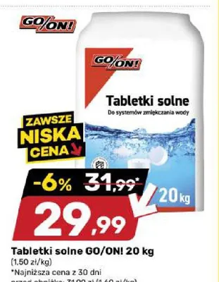 Tabletki solne GO/ON! promocja w Bricomarche