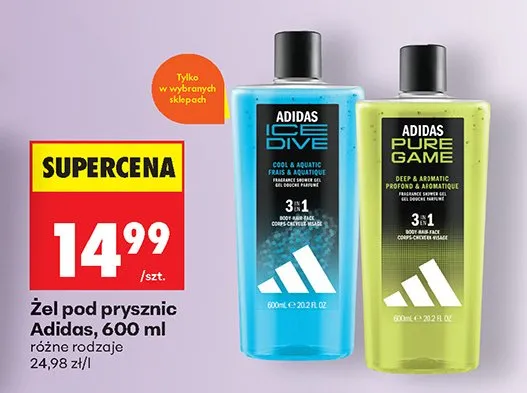 Żel pod prysznic Dive promocja w Biedronka