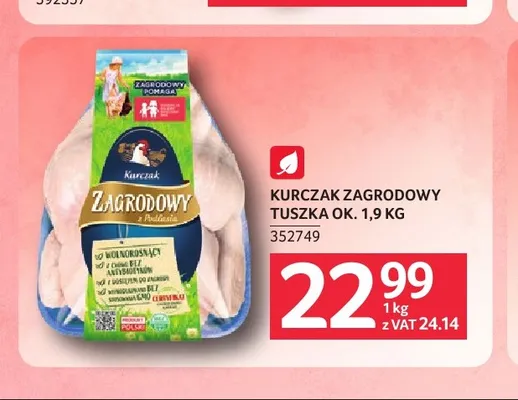 Kurczak tuszka promocja w Selgros