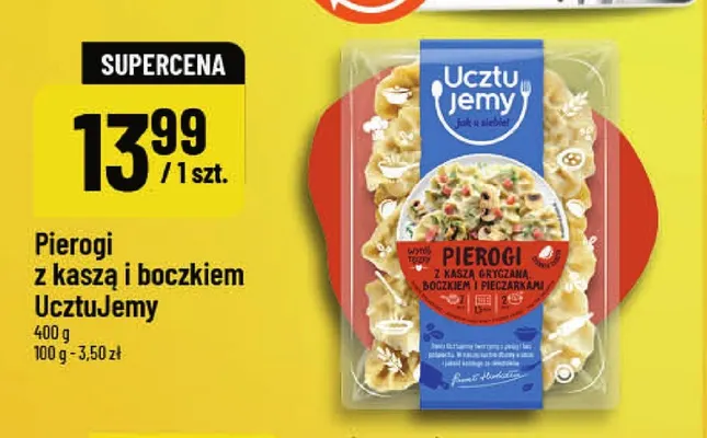 Pierogi z kaszą i boczkiem UcztuJemy promocja w POLOmarket