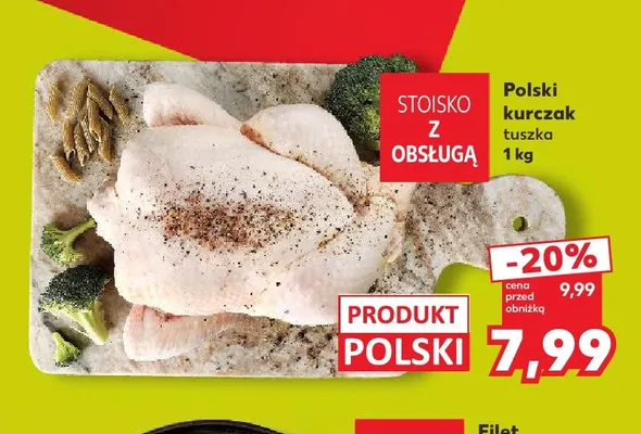 Polski kurczak tuszka promocja w Kaufland