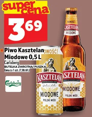 Piwo Kasztelan Miodowe promocja w TOPAZ
