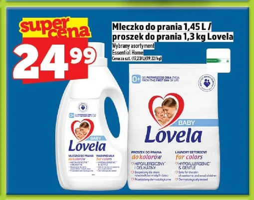 Proszek do prania do kolorów Lovela Baby promocja w TOPAZ