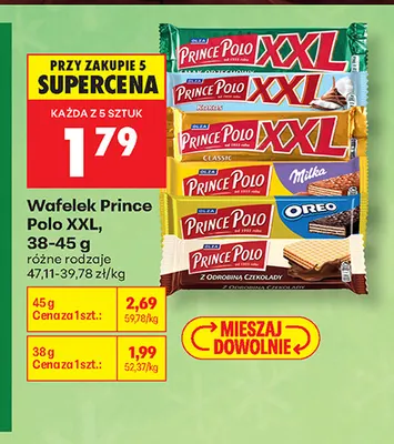 Wafelek Prince Polo Oreo promocja w Biedronka