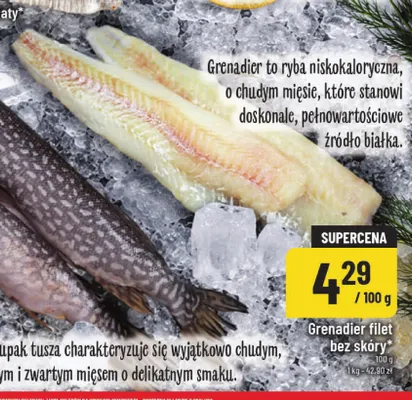 Grenadier filet bez skóry promocja w POLOmarket