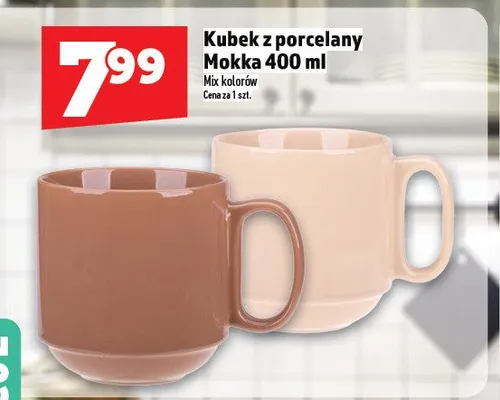 Kubek z porcelany Mokka 400 ml promocja w TOPAZ