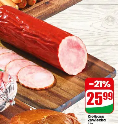 Kiełbasa Żywiecka Agro Rydzyna promocja w Dino